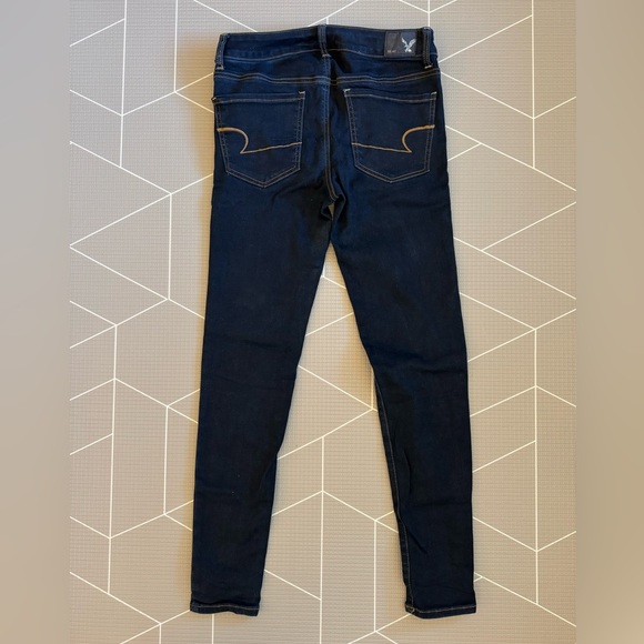 American Eagle Super Stretch Jeggings in Navy (6) - Picture 2 of 3